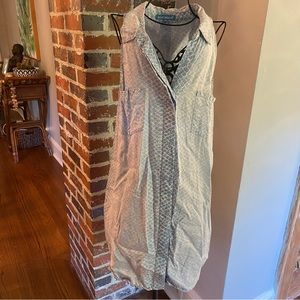 Blue Island collared summer dress